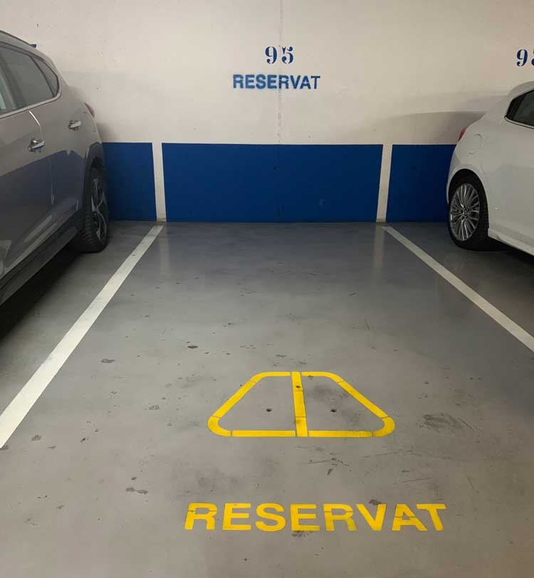 cómo proteger el lugar de estacionamiento