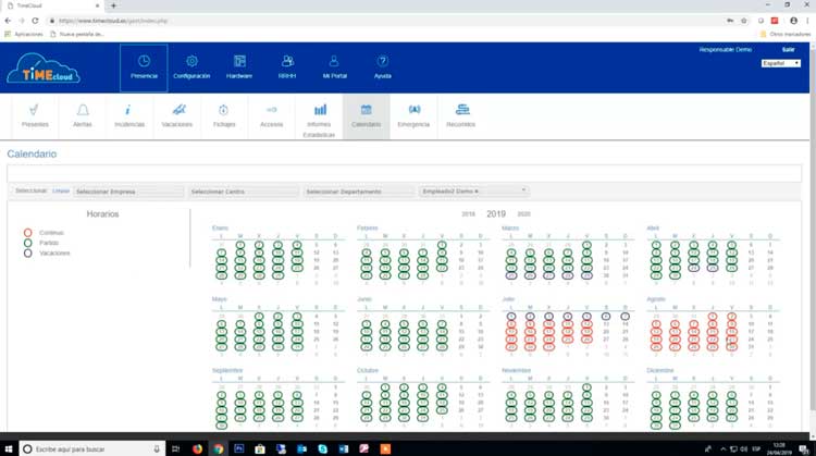 timecloud software en la nube para control de horario